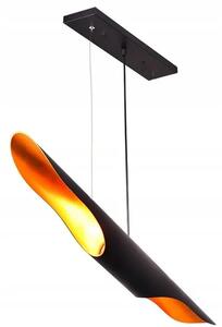 Toolight - Závěsná stropní lampa Tube - černá/zlatá - APP298-1CP
