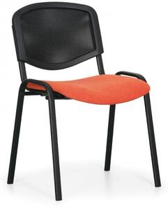 Konferenční židle Viva Mesh - černé nohy oranžová