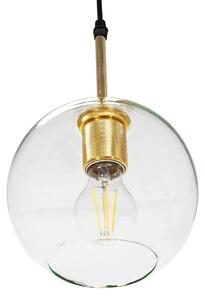Toolight - Závěsná stropní lampa Lassi - zlatá - APP1177-1CP