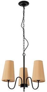 Toolight - Závěsná stropní lampa Vintage - černá - APP720-3CP