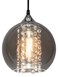 Toolight - Závěsná stropní lampa Amber - černá - APP600-1CP