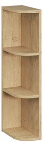 Koupelnový otevřený regál DUB CREMONA 15 cm