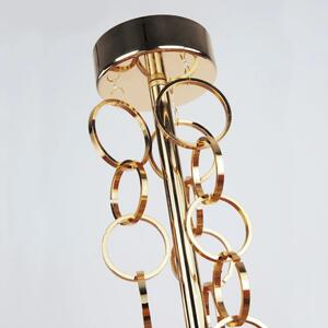 Toolight - Závěsná stropní lampa Costa - černá/zlatá - APP683-3CP