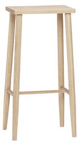 Béžová Barová židle Folk 35 × 25 × 72 cm HÜBSCH