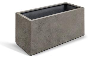 Grigio truhlík s kolečky, květináč Barva květináče: Natural Concrete, Rozměry: 90x40x40 cm