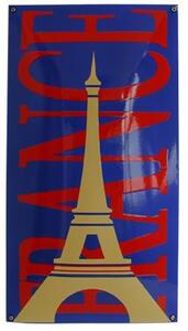 Smaltová cedule Francie Aifelova věž 590x320 mm