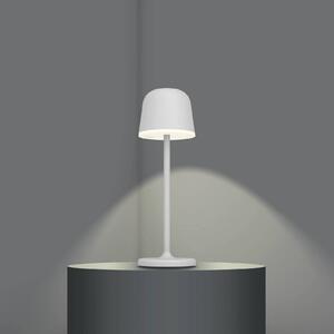 LED stolní lampa Mannera s baterií, šedá