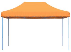 Skládací party stan pop-up oranžový 410 x 279 x 315 cm