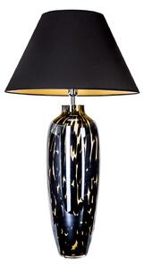 Luxusní stolní lampa z foukaného barevného skla