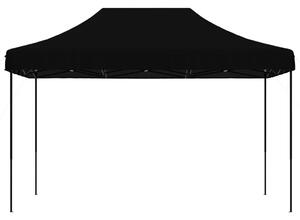 Skládací party stan pop-up černý 410 x 279 x 315 cm