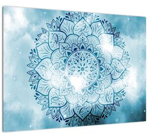Skleněný obraz - Nebeská mandala (70x50 cm)