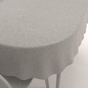 Biante Dekorační oválný ubrus BKT-552 Přírodní režná 100x140 cm