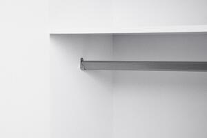 KONSIMO Skříň se zásuvkou SCRIBI bílá 85 x 180 x 50 cm
