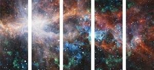 5-dílný obraz nekonečná galaxie Varianta: 100x50