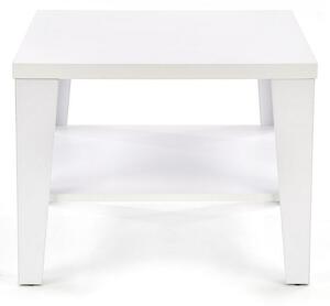Konferenční stolek Manta čtvercový, bílá