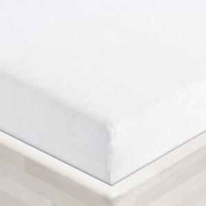 Froté napínací prostěradlo FR-031 Bílé 90 x 200 - výška 20 cm