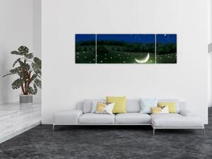 Obraz - Padající nebe (170x50 cm)