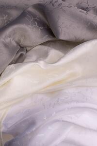 KONSIMO Béžový ubrus FRIDO se vzorem, 140 x 220 cm