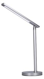 LED stolní lampička, stříbrná