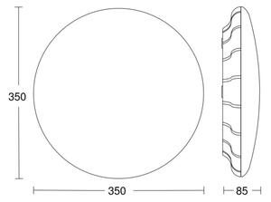 Steinel 068059 - LED Stropní svítidlo se senzorem RS PRO S30 SC 25,8W/230V 3000K