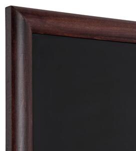 Dřevěná tabule 40 x 120 cm, tmavě hnědá