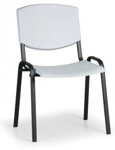 Konferenční židle Design - černé nohy šedá
