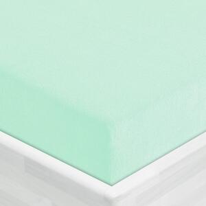 Froté napínací prostěradlo FR-034 Mintové 90 x 200 - výška 20 cm