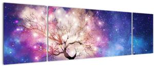 Obraz - Vesmírný strom (170x50 cm)