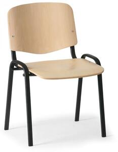 Dřevěná židle ISO - černé nohy