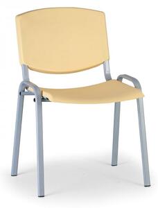 Konferenční židle Design - šedé nohy žlutá