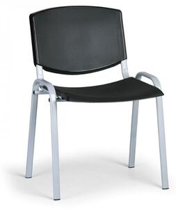 Konferenční židle Design - šedé nohy černá
