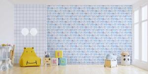 A.S. Création | Vliesová tapeta na zeď Little Love 38122-3 | 0,53 x 10,05 m | modrá, bílá, šedá