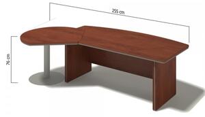 Stůl Manager LUX, levý, 255 x 155 cm