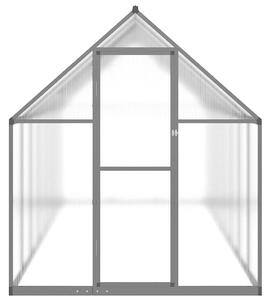 Skleník s podkladovým rámem antracitový 445x169x195 cm hliník