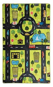 Dětský koberec Green City, 100 x 160 cm