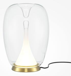 Maytoni Designová stolní LED lampa SPLASH, 9W, v. 27,2 cm, 3000K Barva: čirá