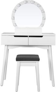 Toaletní stolek Louise “Light” Orleans - Bílá