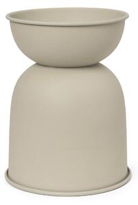Kovový květináč Hourglass Cashmere Extra Small