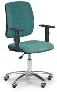 Pracovní židle Torino II područky T zelená