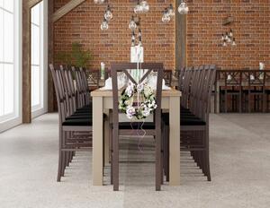 Drewmix jídelní židle MILANO 4 + dřevo: ořech světlý, potahový materiál: látka