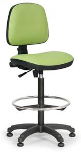 Pracovní židle Milano - s opěrným kruhem zelená