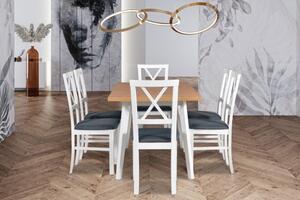 Drewmix jídelní židle MILANO 4 + dřevo: sonoma