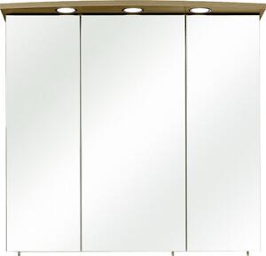 ZRCADLOVÁ SKŘÍŇKA, barvy dubu, 75/72/20 cm Xora - Zrcadlové skříňky