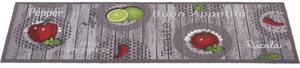 KOBEREC DO KUCHYNĚ, 45/150 cm, šedá, zelená, červená Esposa - Koberce do kuchyně