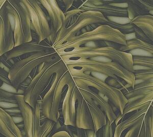 A.S. Création | Vliesová tapeta na zeď PintWalls 39701-1 0,53 x 10,05 m | zelená, černá