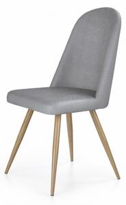 Halmar židle K214 + barva šedá, dub medový