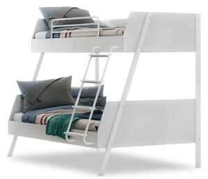 Studentská patrová postel 90x200-120x200cm Pure - bílá