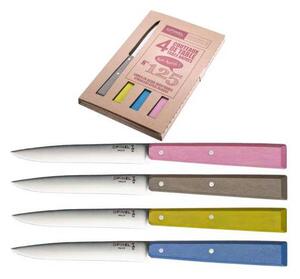 Příborový nůž 4ks set n°125 country Opinel (barva-přírodní dřevo)