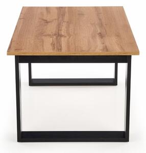 Konferenční stolek Libra, dub wotan / černá