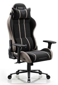 Látková herní židle černo-béžová Diablo X-One 2.0 Camel Black King